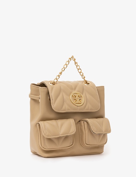 Рюкзак маленький на кнопке - A022SZ057SIRTIY24_05PCA24Y419_LSA Сумка жен. (VR011)