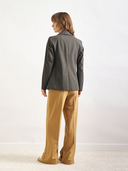 Пиджак в полоску однобортный - G022SZ0020C-PANDORA-R Пиджак жен. (VR006, 36)