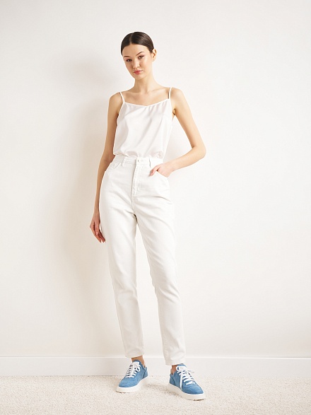 Джинсы свободного кроя с высокой посадкой зауженные - G072SZ0800R-LUNA Джинсы жен. (VR013, 42)