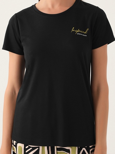 Пижама со штанами и футболкой - G022SZ0HFP028818_IY24 Костюм дом. жен. Бельевое изделие (VR046, S)