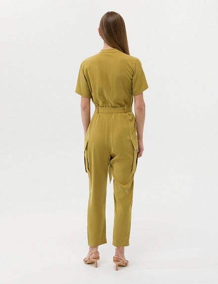 Комбинезон с коротким рукавом и накладными карманами - G022SZ0320JUSSLE Платье жен. (VR235, 38)