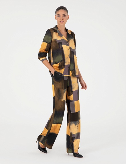 Брюки широкие с вискозой - G022SZ0780KAI_P Брюки жен. (VR043, 32)