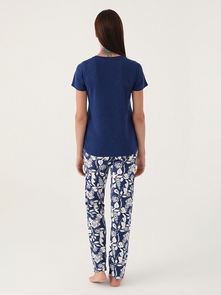 Пижама со штанами и футболкой - G022SZ0HFP028810_IY24 Костюм дом. жен. Бельевое изделие (VR033, XL)