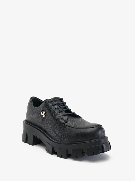 Полуботинки кожаные на тракторной подошве - S072SZ0330K24REDE_P Обувь жен. (VR046, 37)