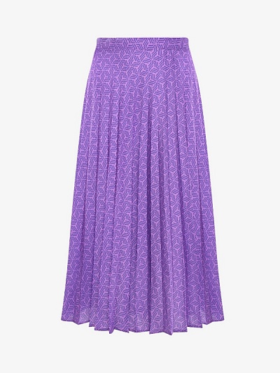 Юбка-плиссе миди с геометрическим узором - G022SZ0980KAREL-E Юбка жен. (VR037, 38)