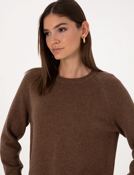 Джемпер из шерсти с добавлением шелка и кашемира - G022SZ0TK0SANYA Кофта жен. (VR029, L)