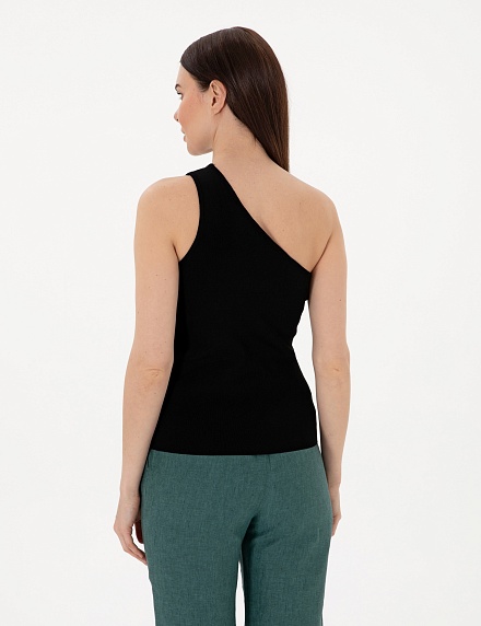 Топ на одно плечо с декоративной деталью - G022SZ0TK0KARPA Кофта жен. (VR046, XS)