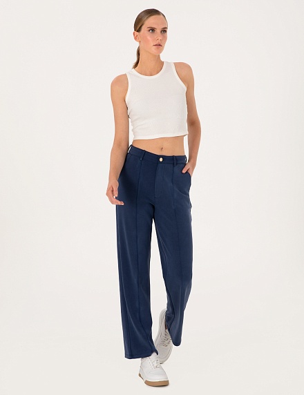 Брюки спортивные из модала прямые - G022SZ0OP0LEROY_P Брюки спорт. жен. (VR033, S)
