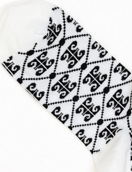 Носки высокие с монограмой бренда - A022SZ0130SKTJAKARLI Носки жен. (VR019, 36-40)