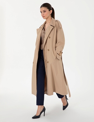 Плащ двубортный оверсайз - G022SZ0KS0CANNAL Куртка жен. (VR011, 36)