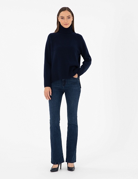 Свитер шерстяной с высоким воротником - G022SZ0TK0ESSAKA_K Кофта жен. (VR033, XS)