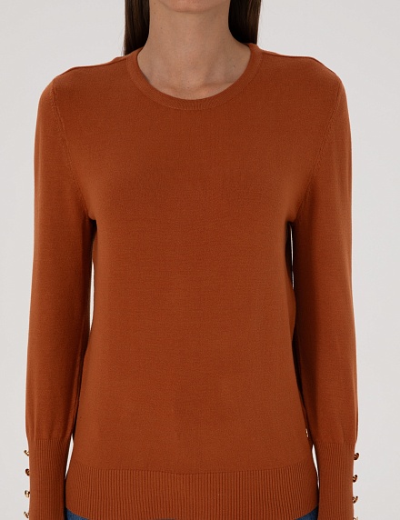 Джемпер с декоративными пуговицами - G022SZ0TK0DADA_25K Кофта жен. (VR191, S)