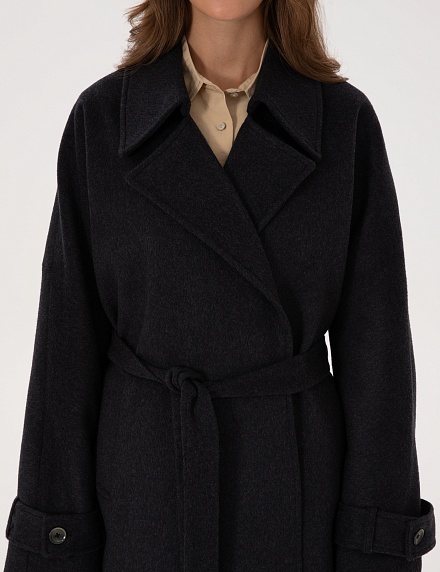 Пальто шерстяное на запах - G022SZ0KS0D_VRAS_R Куртка жен. (VR006, 42)