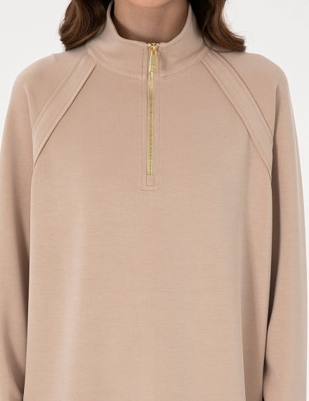 Толстовка с воротником на молнии - 