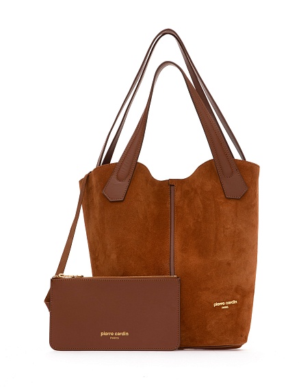 Сумка шопер замшевая - A022SZ057OMUZSK25_SUEDE Сумка жен. (VR099)