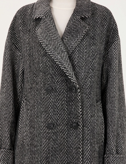 Пальто двубортное с добавлением шерсти - G022SZ0KS0OPPO Куртка жен. (VR046, 34)