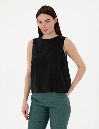 Топ льняной свободный - G022SZ0040BALEY Сорочка жен. (VR046, 34)