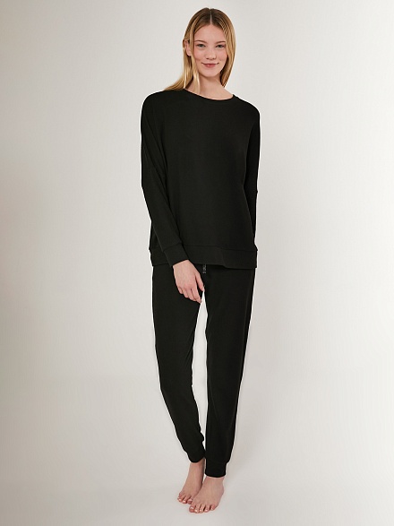 Теплая пижама со штанами и кофтой - G022SZ0HFTKMPC8732_S Костюм дом. жен. Бельевое изделие (VR046, S)