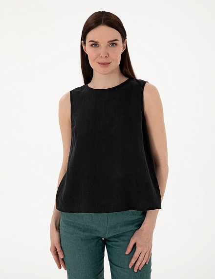 Топ льняной свободный - G022SZ0040BALEY Сорочка жен. (VR046, 34)