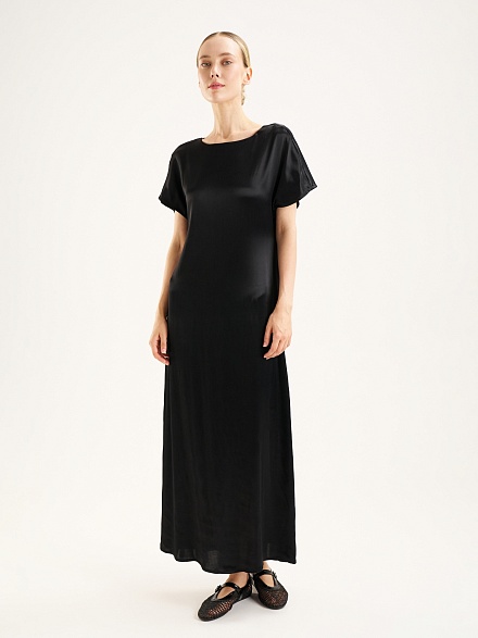 Платье макси с коротким рукавом - G022SZ0320MOIS Платье жен. (VR046, 38)
