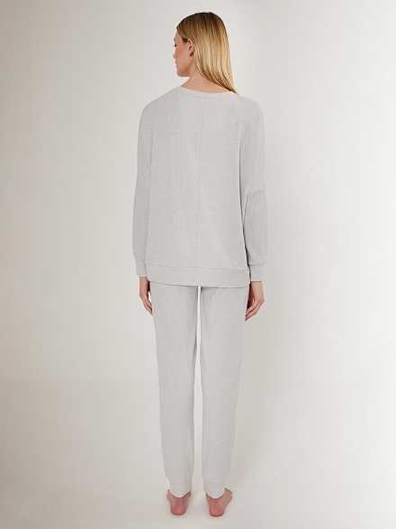 Теплая пижама со штанами и кофтой - G022SZ0HFTKMPC8732_S Костюм дом. жен. Бельевое изделие (VR024, M)
