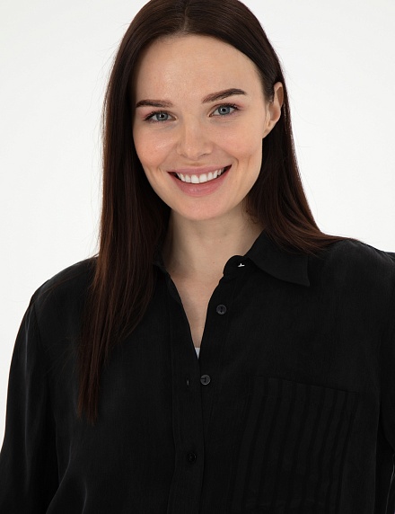 Рубашка с нагрудным карманом прямого кроя - G022SZ0040PARENSO_G_25Y Сорочка жен. (VR046, 34)