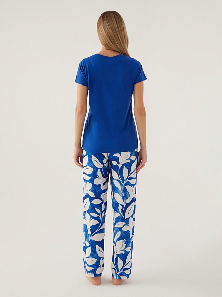 Пижама со штанами и футболкой - G022SZ0HFP028834_IY24 Костюм дом. жен. Бельевое изделие (VR045, S)