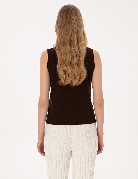 Топ трикотажный с воротником-стойка - G022SZ0TK0DERRA_B Кофта жен. (VR029, L)