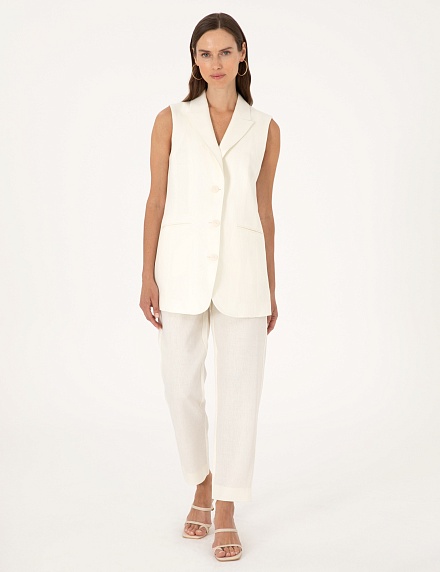 Жилет льняной удлиненный - G022SZ0100LATOM_Y Жилет жен. (VR019, 38)