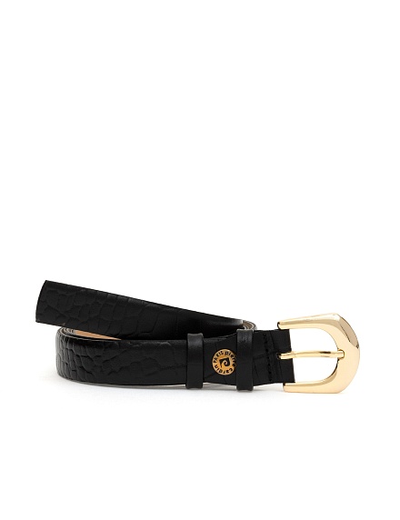 Ремень кожаный - A022SZ016KLSSK25_K_77_CROCO Ремень жен. (VR046, 90)