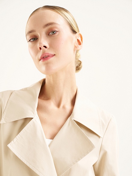 Плащ классический на запах с поясом - G022SZ0KS0NOBLE Куртка жен. (VR011, 36)