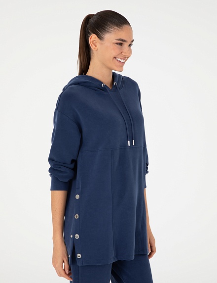 Толстовка с кнопками по бокам - G022SZ0820JAVT_S Толстовка жен. (VR033, XL)