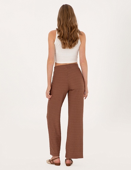 Брюки на резинке прямые - G022SZ0OP0TEGU_P Брюки спорт. жен. (VR029, M)