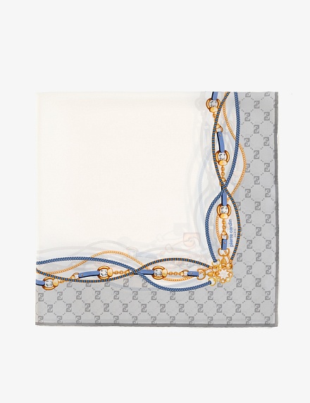 Платок шелковый с узором - A022SZ09393GAGARINA Шарф жен. (VR024)