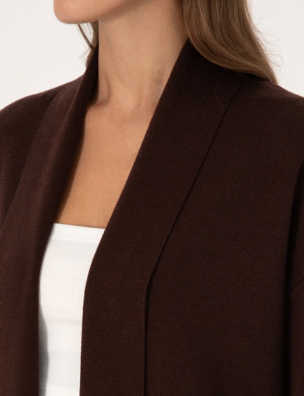 Кардиган трикотажный удлиненный без застежки - G022SZ0TH0DERRA_H Кардиган жен. (VR029, XS)