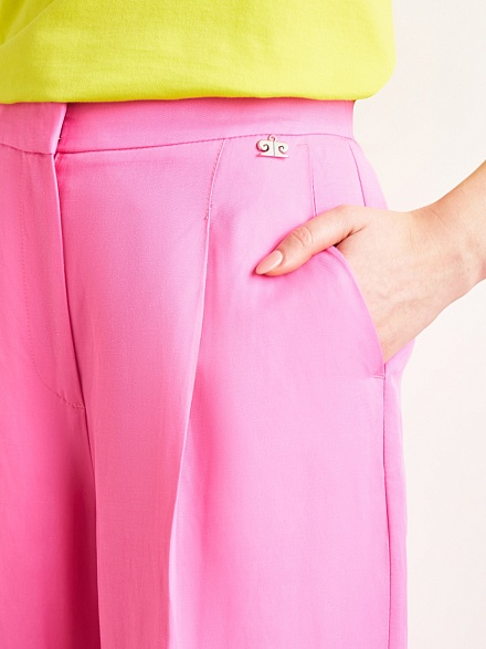 Брюки с добавлением льна - 