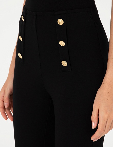 Брюки зауженные с декоративными пуговицами - G022SZ0OP0LAVE Брюки спорт. жен. (VR046, S)