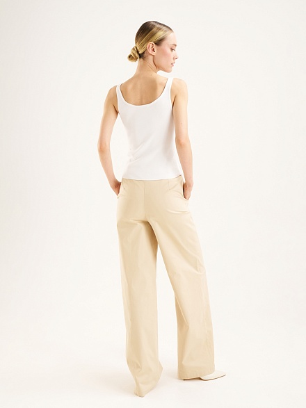 Брюки из лиоцелла прямые - G022SZ0780HOLLY Брюки жен. (VR011, 32)