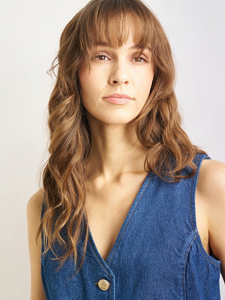 Жилет джинсовый - G072SZ0770R_OTIS_Y Куртка джинс. жен. (VR028, 36)