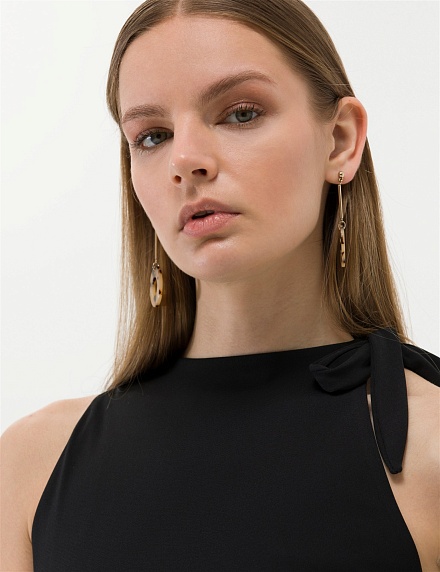 Топ с воротником халтер - G022SZ0110GRACI Футболка жен. (VR046, M)