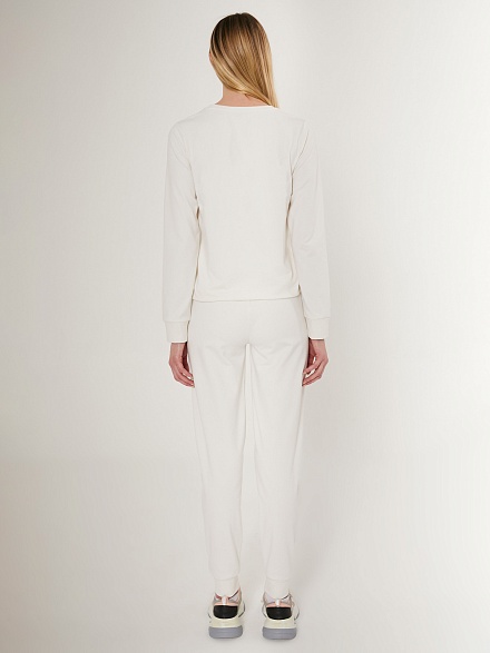 Теплая пижама со штанами и кофтой - G022SZ0HF0PC8749_S Костюм дом. жен. Бельевое изделие (VR071, S)