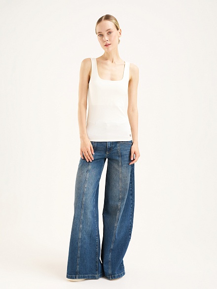 Топ в бельевом стиле - G022SZ0110SEDI Футболка жен. (VR019, XS)