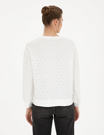 Свитшот со стразами - G022SZ0820LAVI Толстовка жен. (VR019, XS)