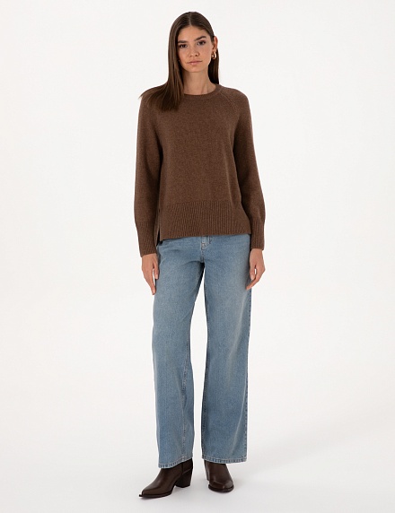 Джемпер из шерсти с добавлением шелка и кашемира - G022SZ0TK0SANYA Кофта жен. (VR029, S)