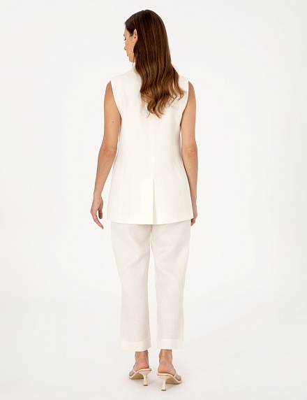 Брюки льняные укороченные - G022SZ0030LATOM_P Брюки жен. (VR019, 34)