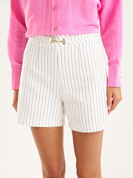 Шорты с добавлением льна - G022SZ0310BELTA Бермуды жен. (VR019, 40)