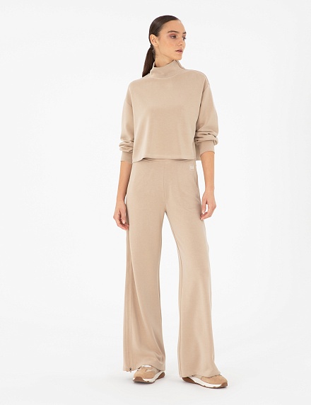 Свитшот с молнией на воротнике - 