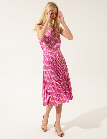 Топ с принтом - G022SZ0040VITTO-B Сорочка жен. (VR037, 38)