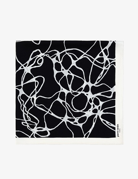 Платок шелковый с принтом - A022SZ09393OSHOROV Шарф жен. (VR013)