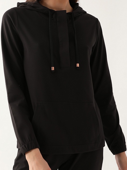 Домашний костюм со штанами и кофтой с капюшоном - G022SZ0HFTKMPC8747_S Костюм дом. жен. Бельевое изделие (VR046, M)